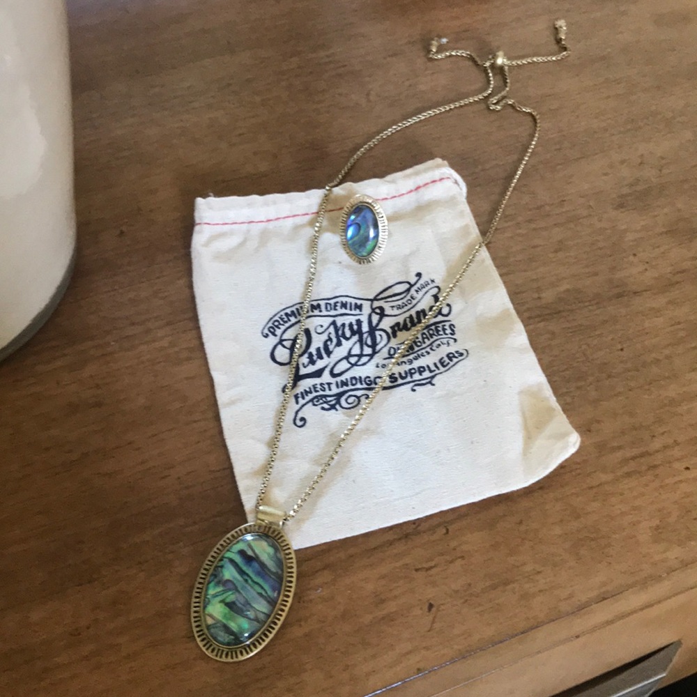 Lucky Brand pendant & ring set